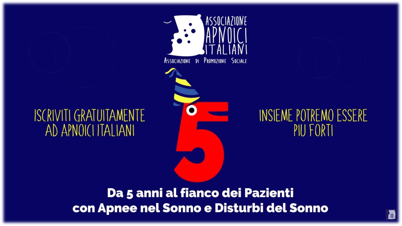 1 Settembre 2016 – 1 Settembre 2021,        da 5 anni a fianco dei Pazienti.