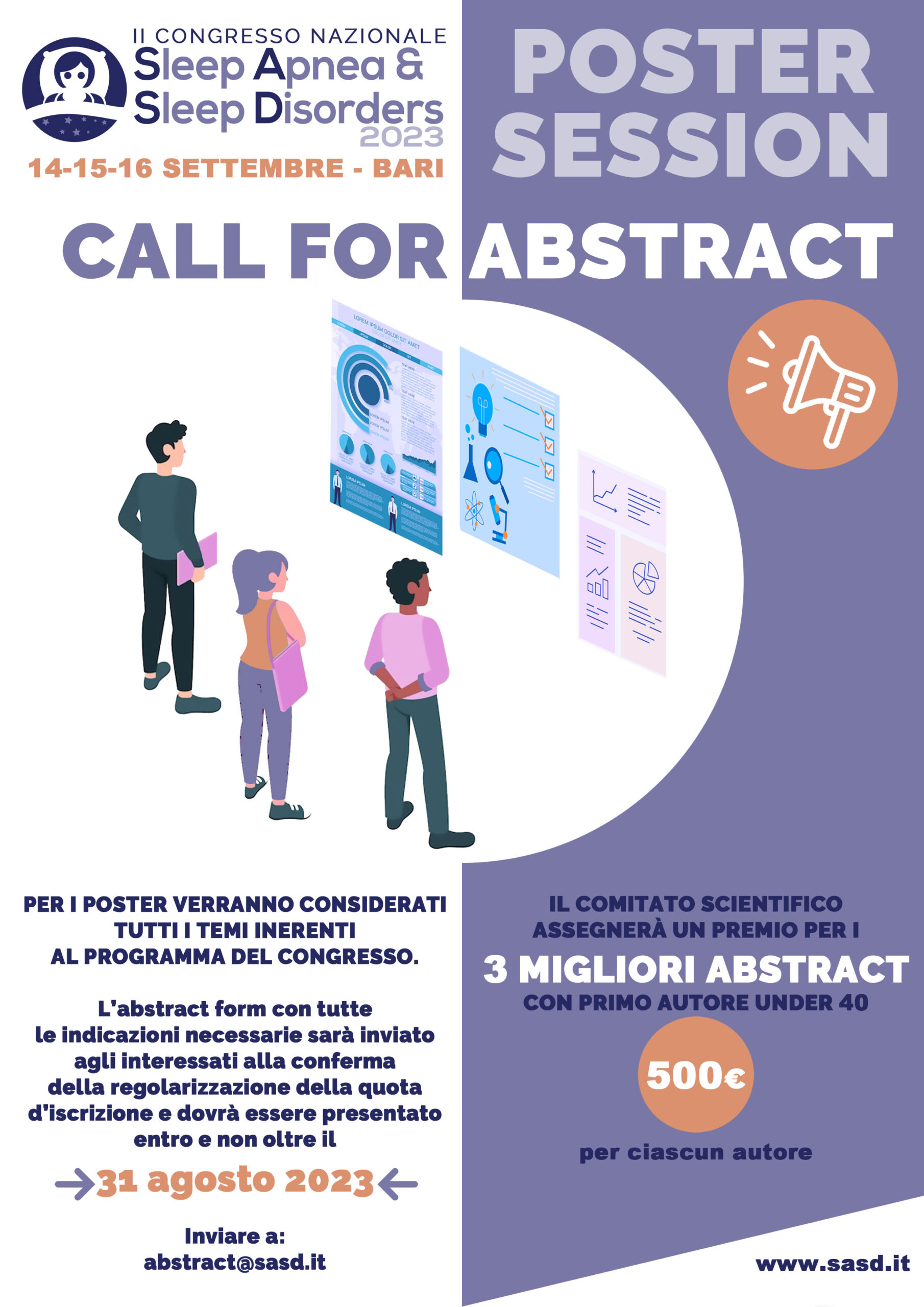 Call for Abstract per il congresso di BARI 15 e 16 Settembre