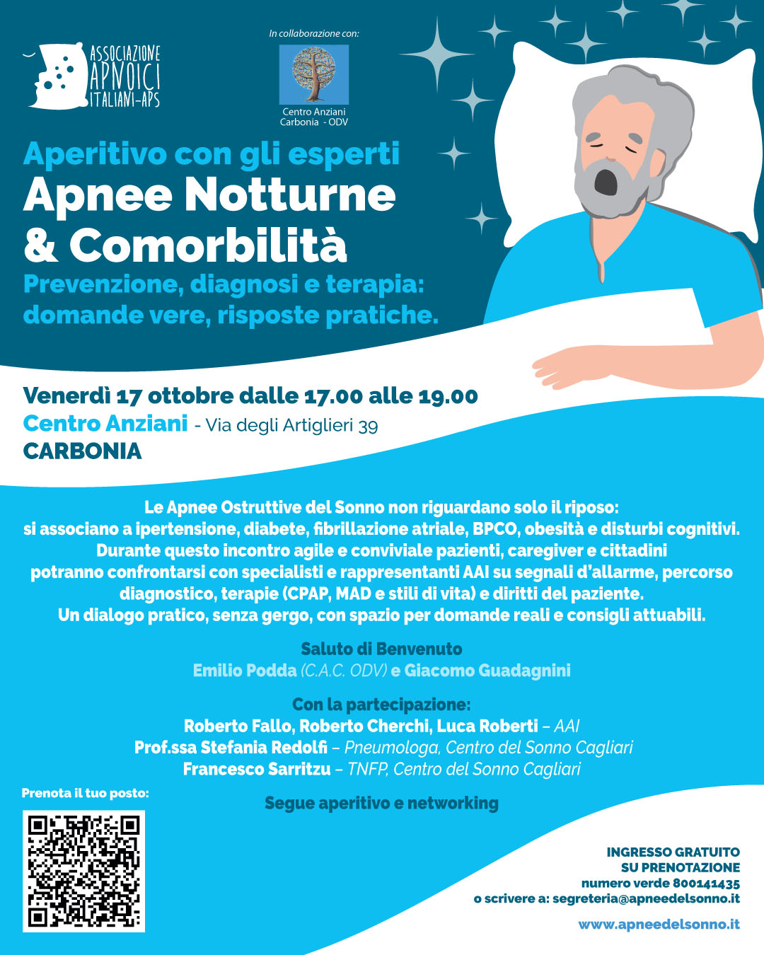 Aperitivo con gli Esperti – Carbonia Venerdì 17 Ottobre 2025 – ore 17.00