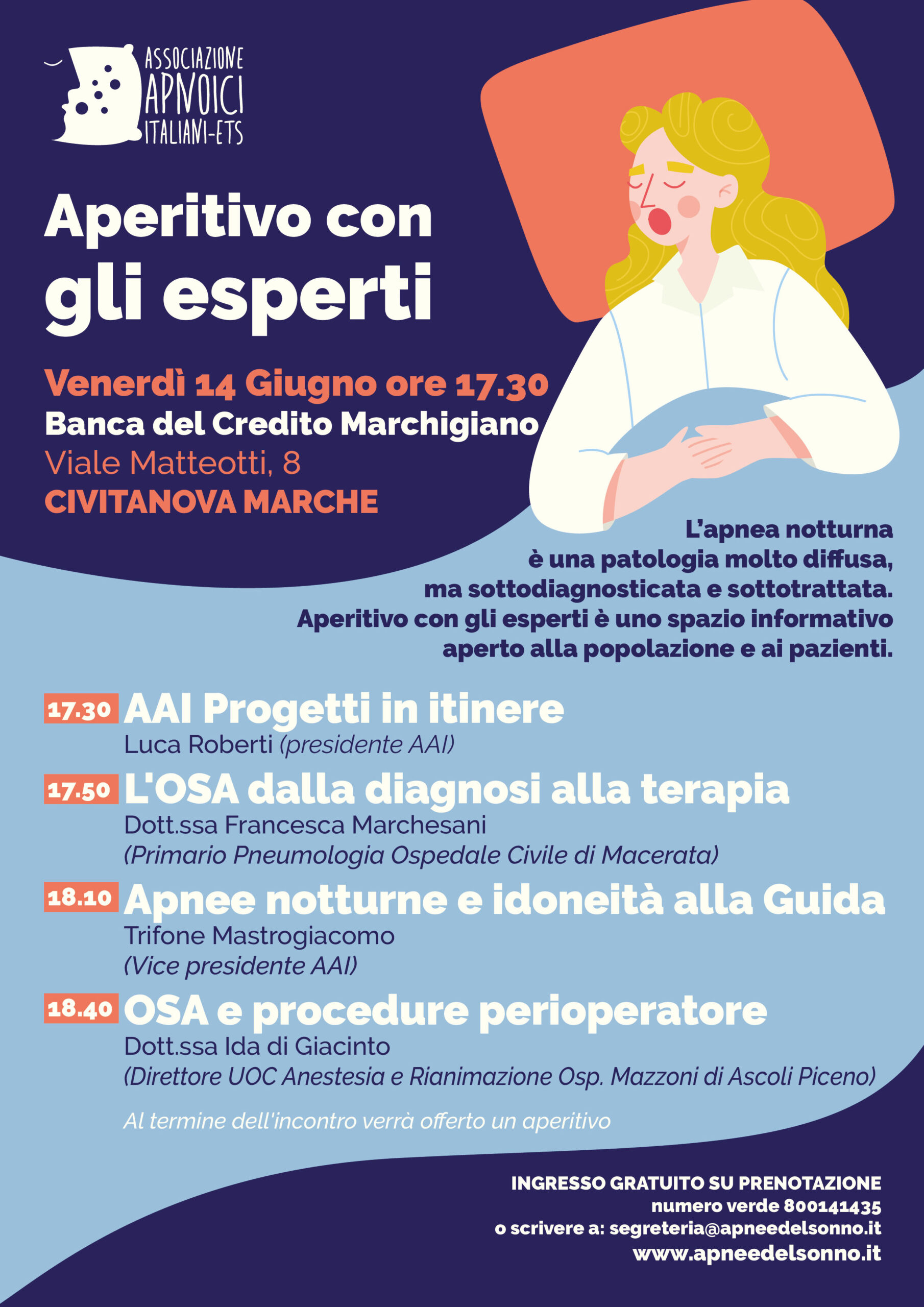 Aperitivo con gli Esperti – Civitanova Marche  Venerdì 14 Giugno
