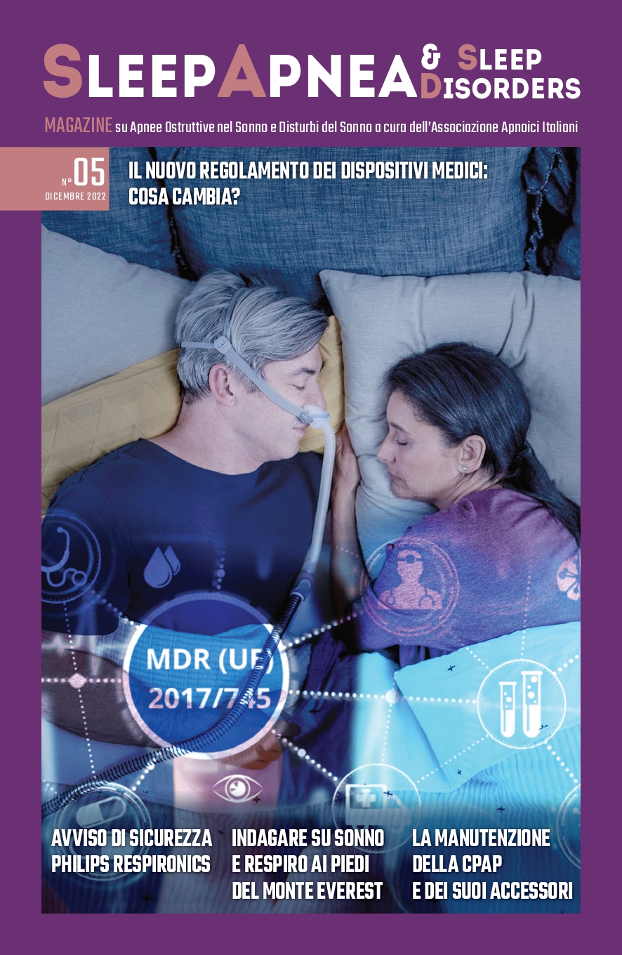 Anteprima della rivista SASD n°5                                                        “Sleep Apnea & Sleep Disorders 2022”